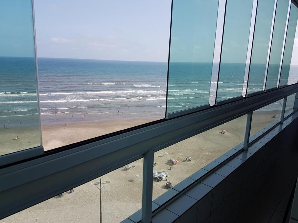 Pedacinho do céu - Frente ao Mar +Varanda Gourmet Praia Grande (Santos) Exterior foto